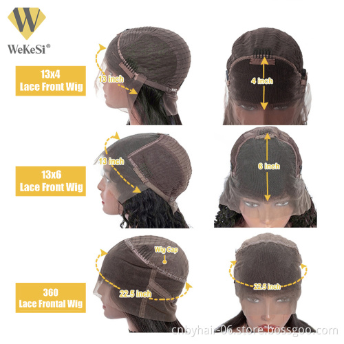 STop Quality 250g 180% 13*6 Hd Lace Front 13X6 Loose Deep Wave Wig Brazilian Human Hair 13*4 Deep Wave Lace Frontal Wig